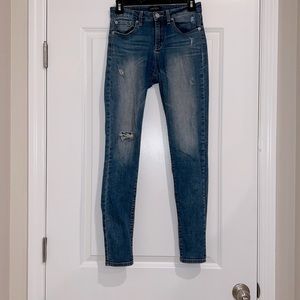 Just USA distressed denim jeans | size: 3 | color: blue